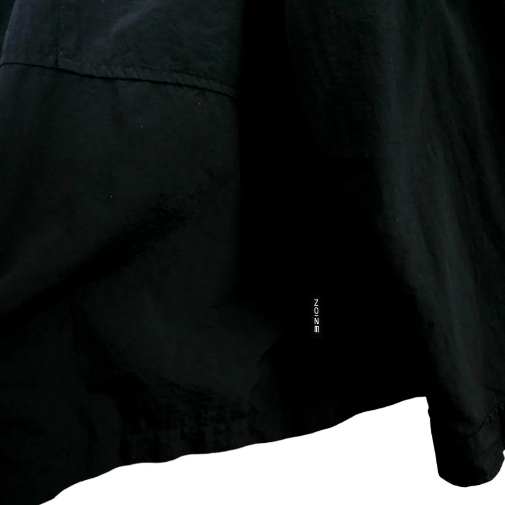 Noize Julian Minimalist Black Water-repellant Windbreaker Spring Jacket men XXL - Picture 11 of 16
